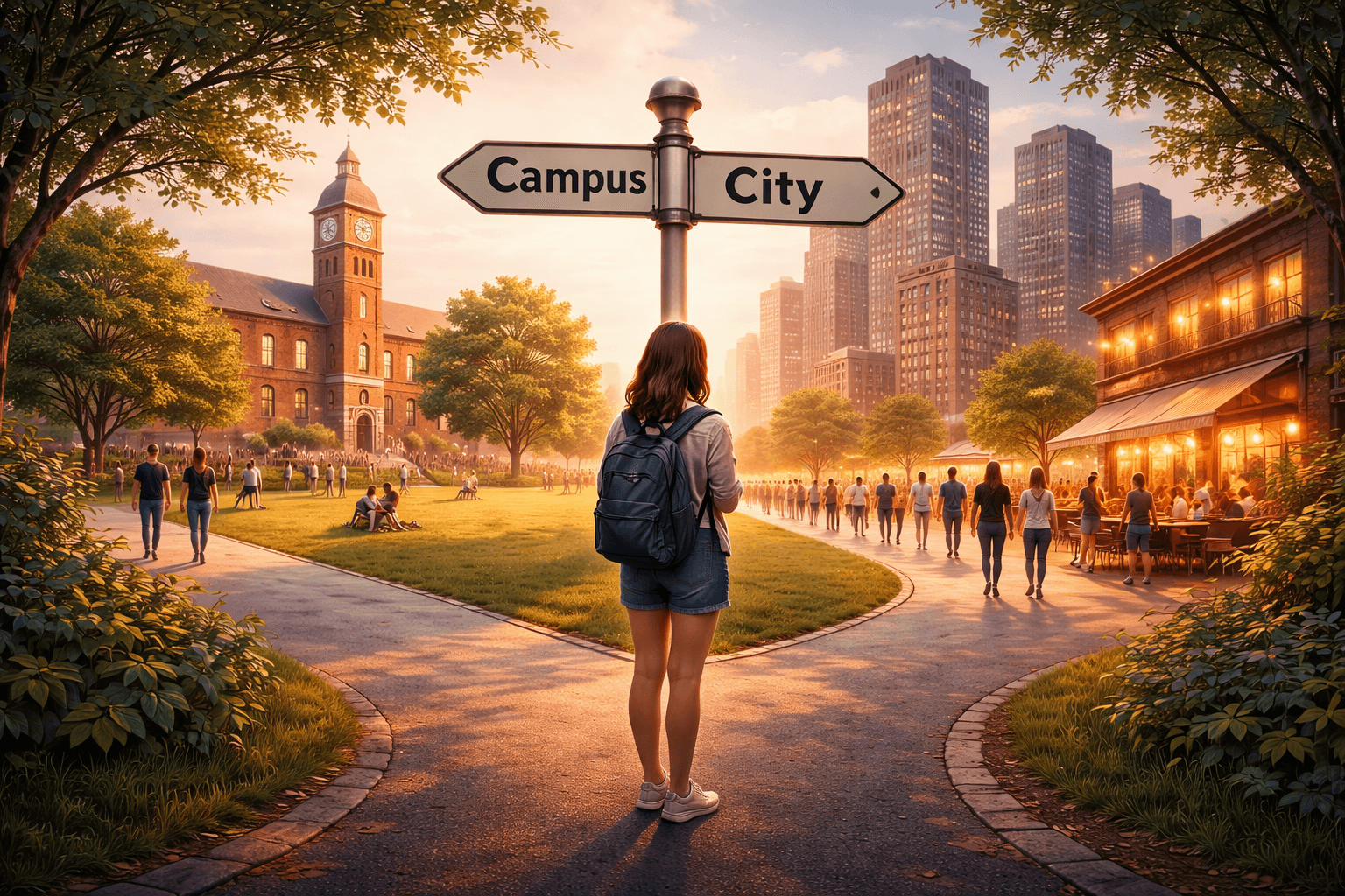 Abstract editorial cover for a balance article