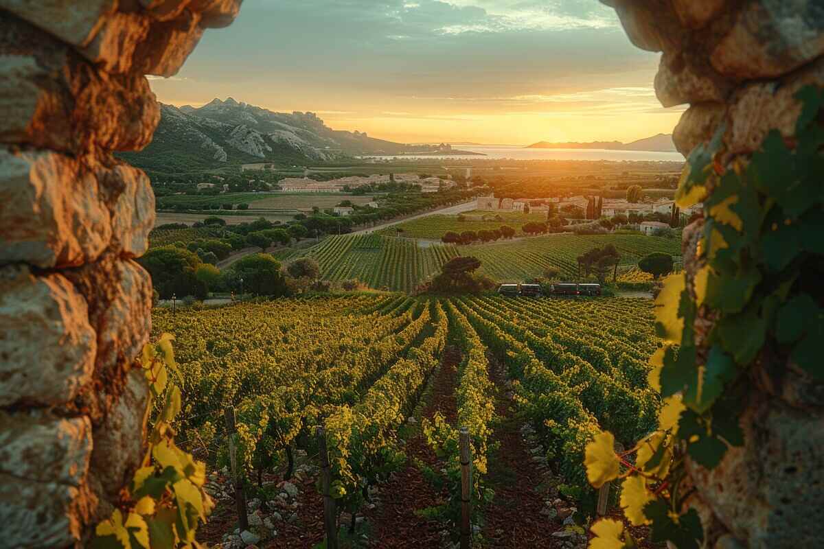 Sunset in the Langhe